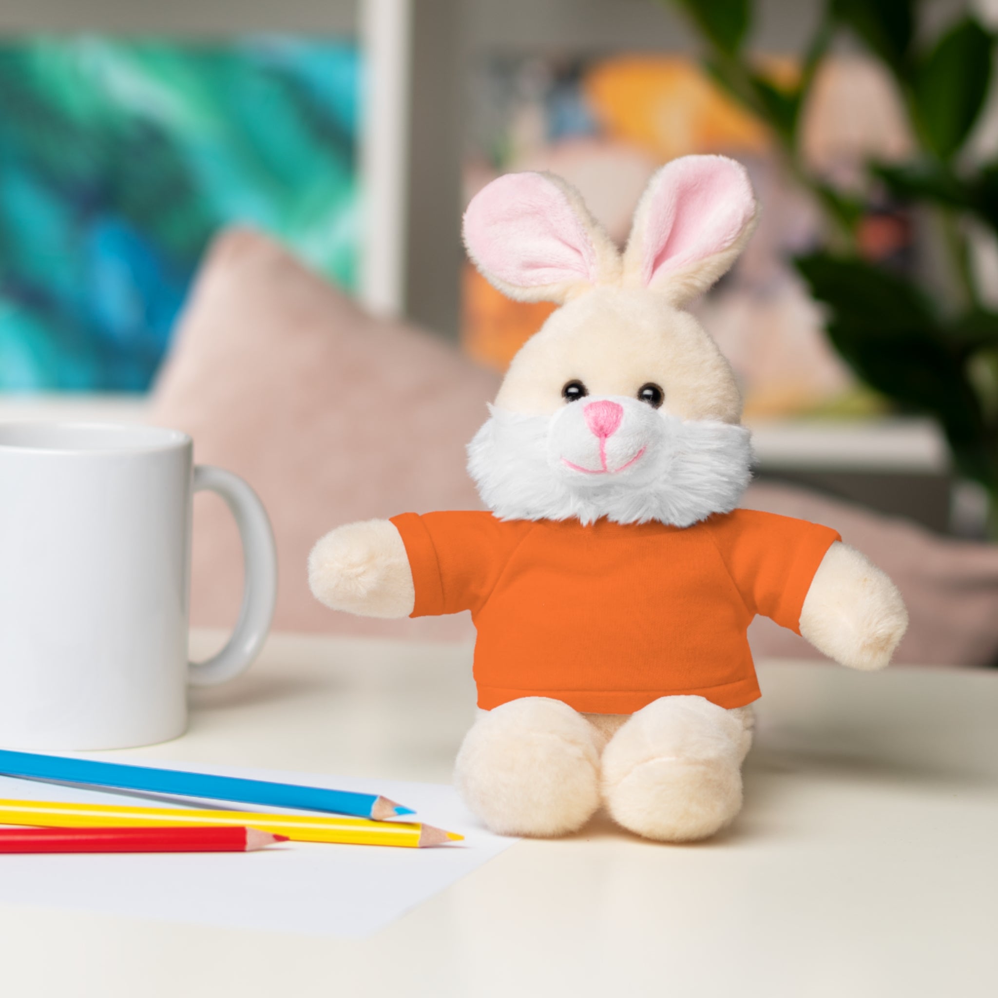 Customizable Plush Bunny with Tee