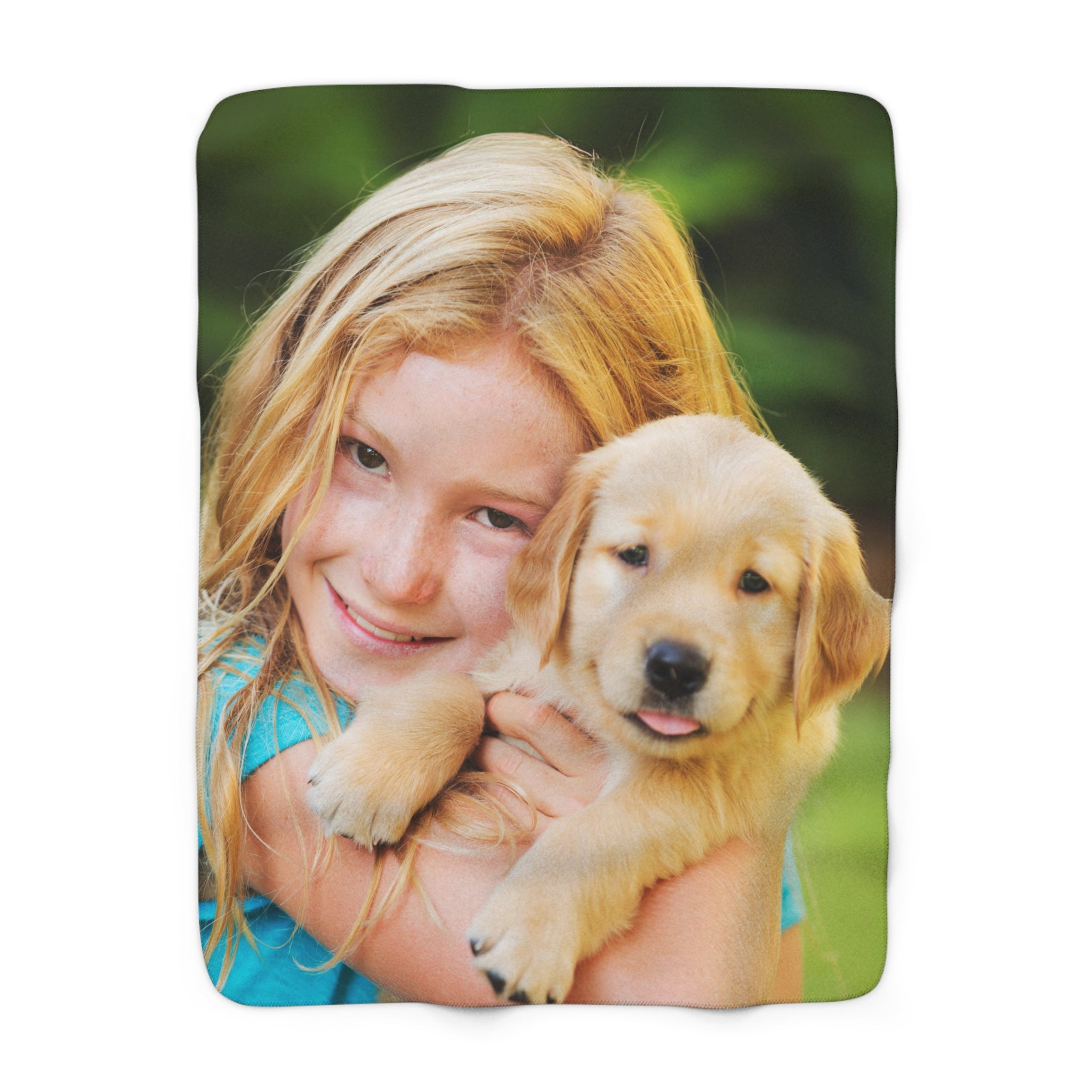 Customizable Sherpa Fleece Blanket