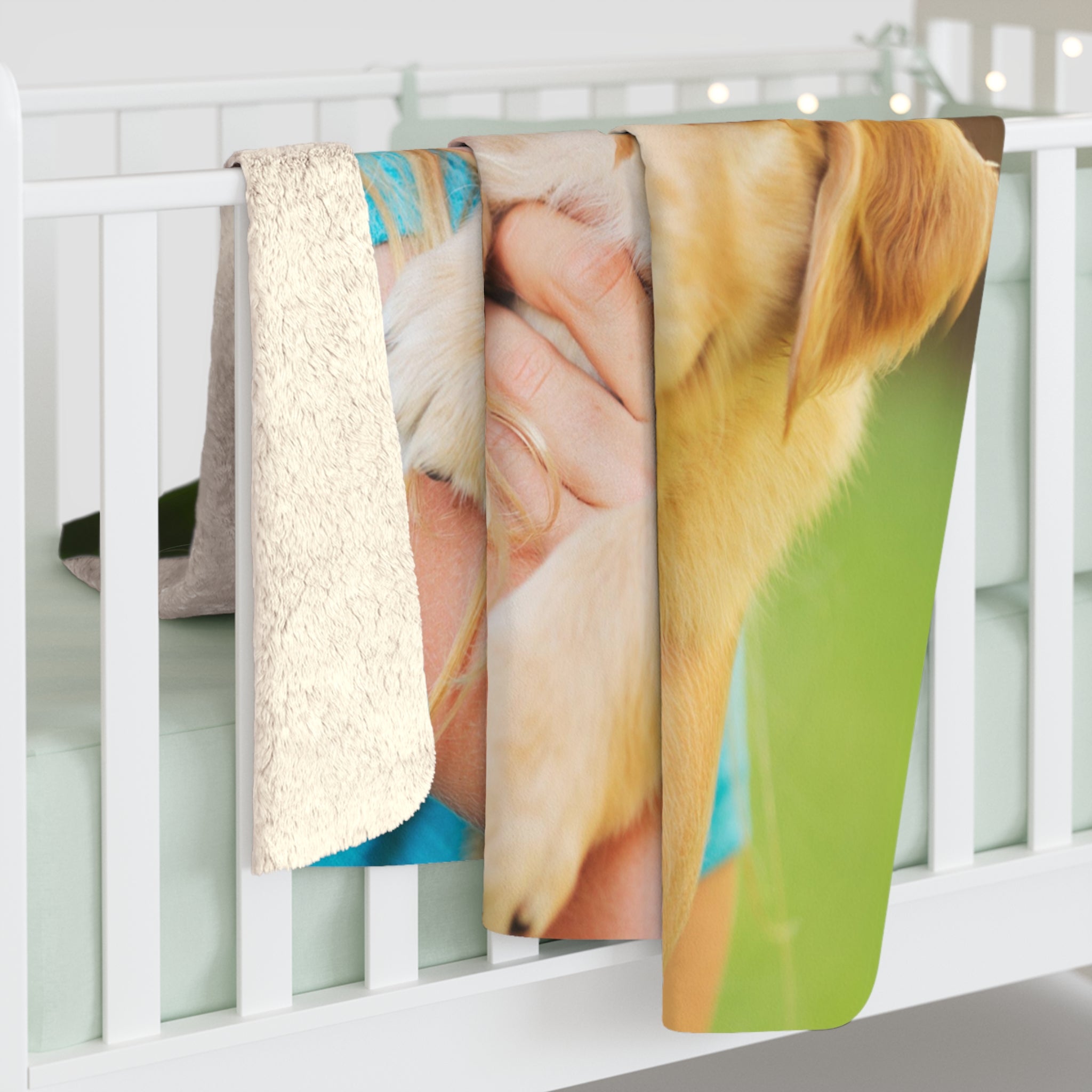 Customizable Sherpa Fleece Blanket