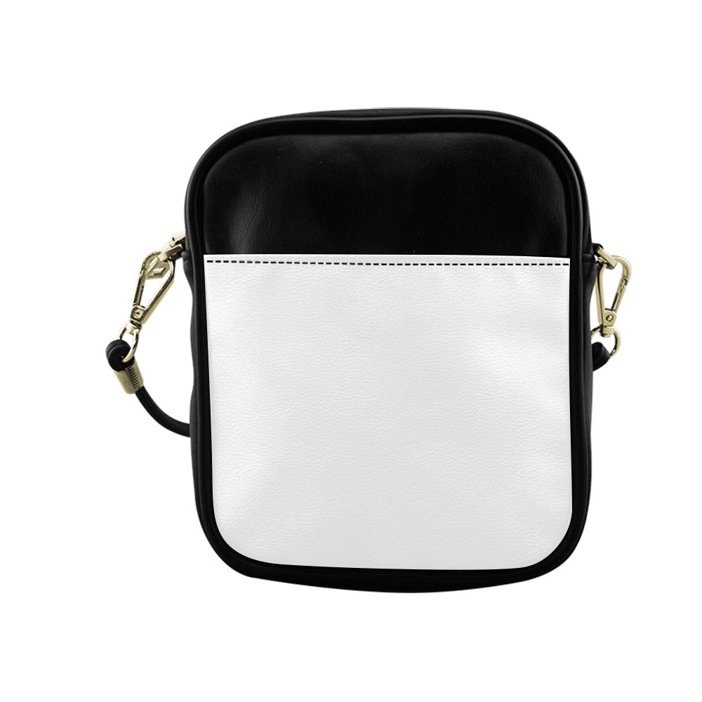 Customizable PU Leather Sling Bag