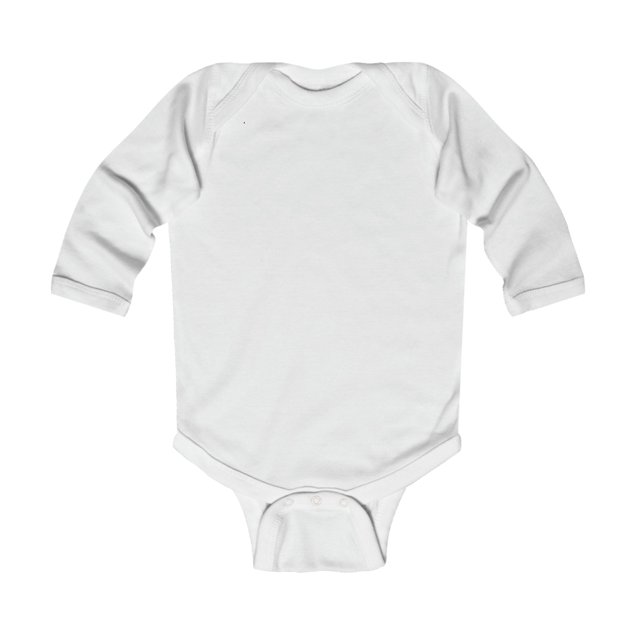 Buy white Infant Long Sleeve Bodysuit