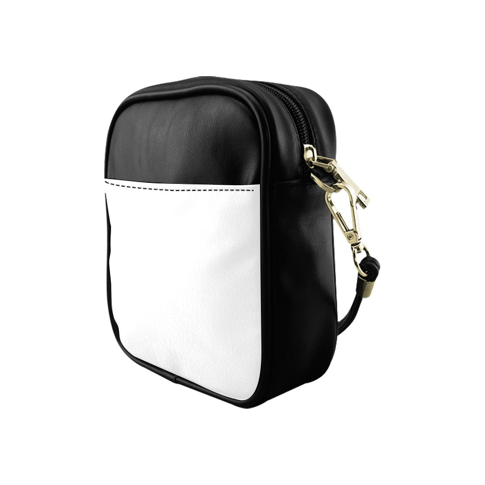 Customizable PU Leather Sling Bag