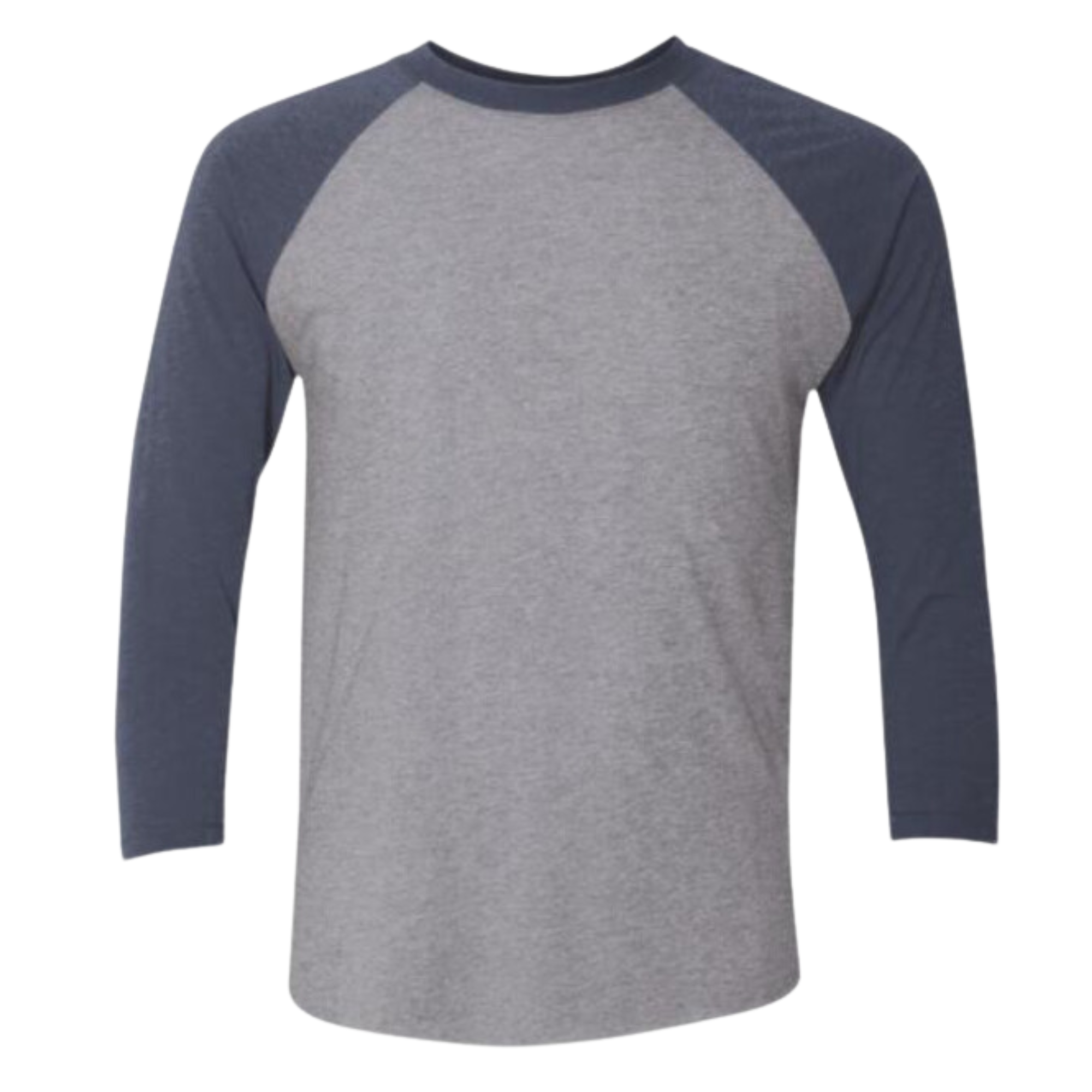 Buy vintage-navy-premium-heather Adult Raglan Shirt