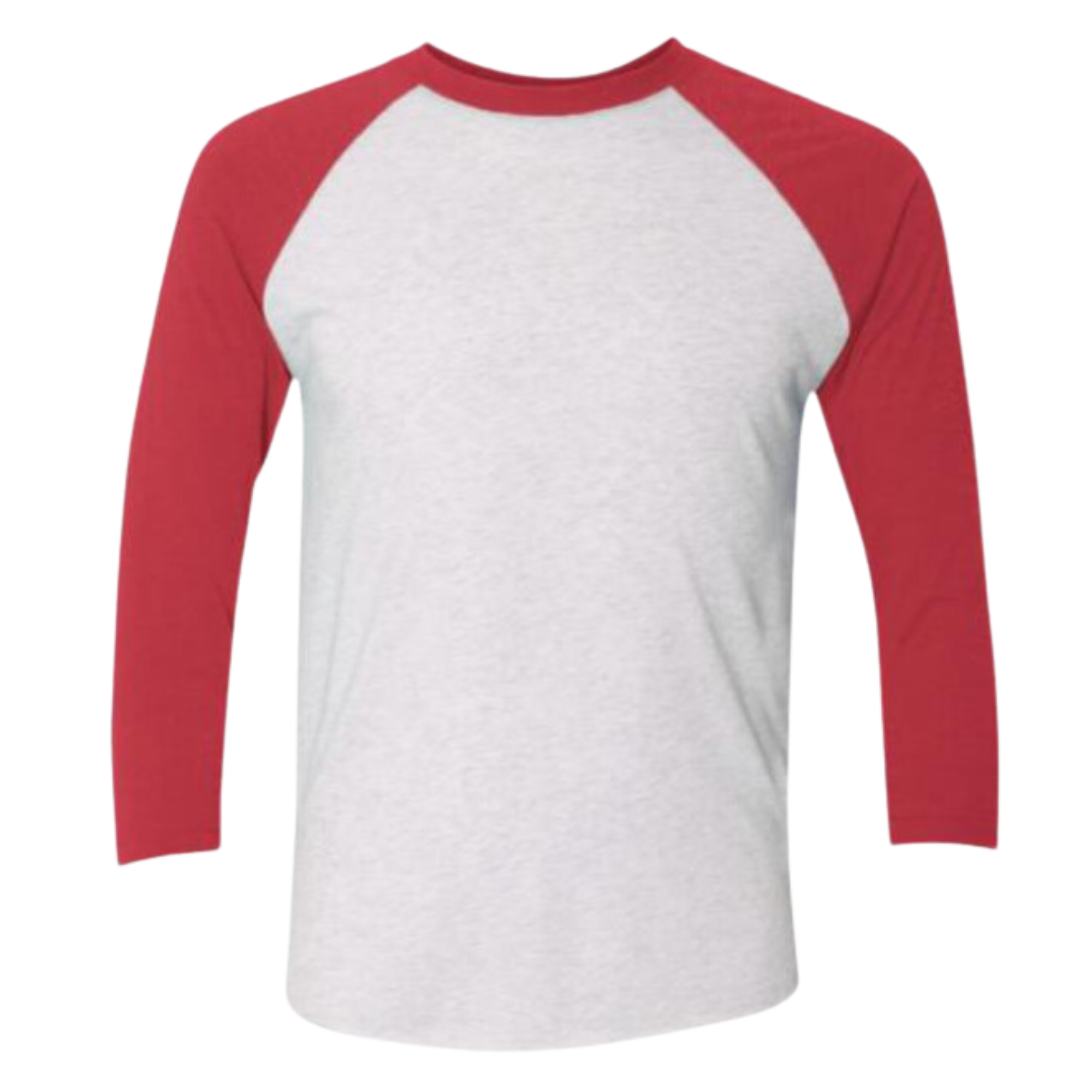 Buy vintage-red-heather-white Adult Raglan Shirt