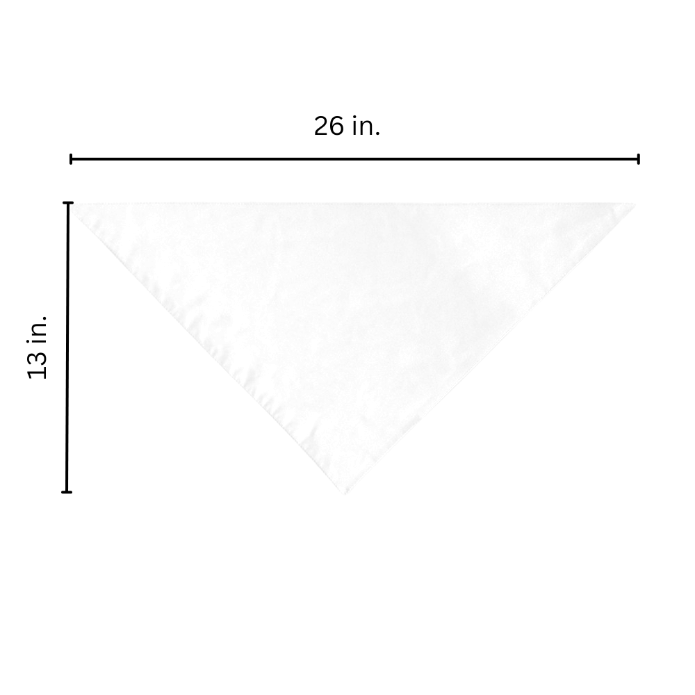 Large Pet Dog Bandana