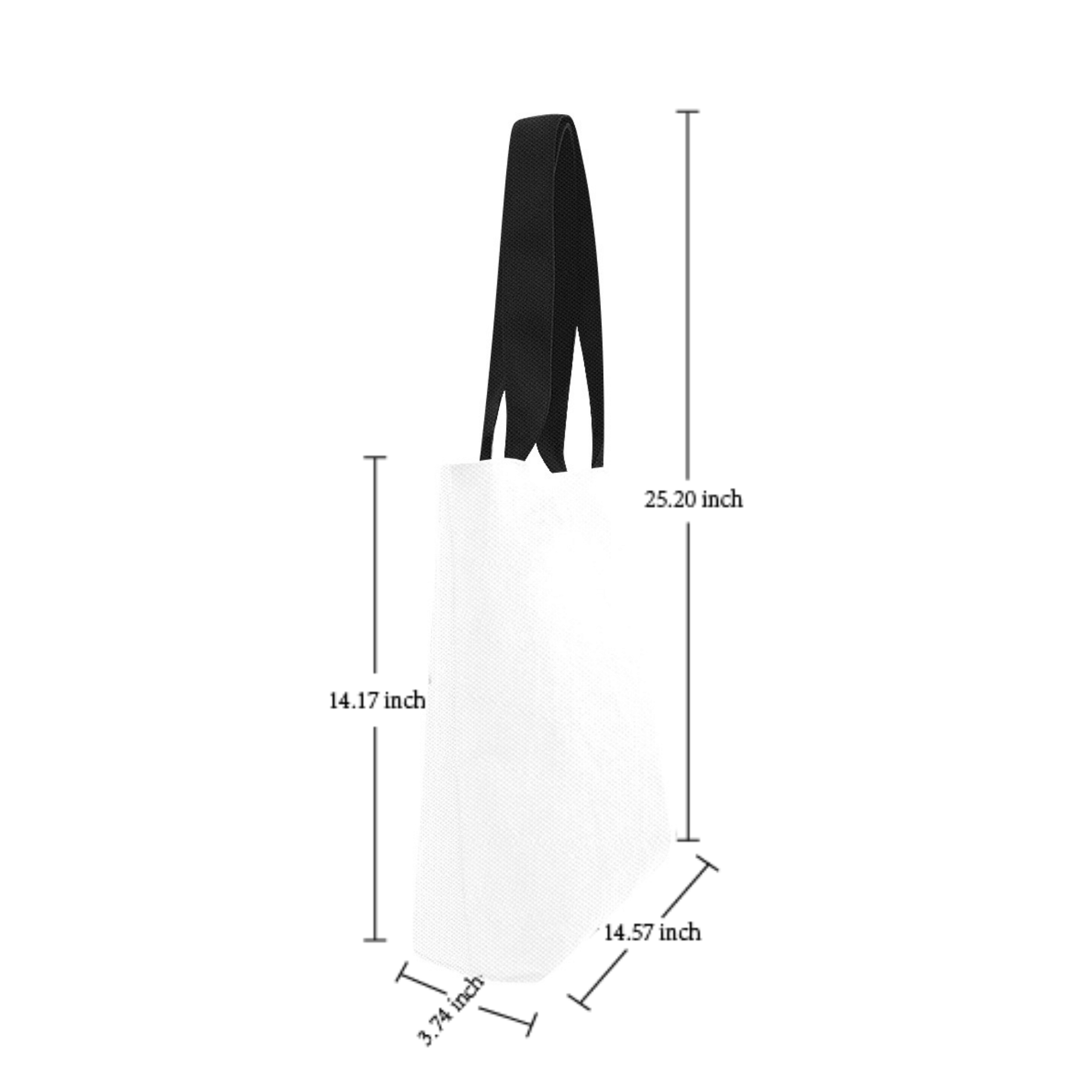Canvas Tote Bags (Set of 4)